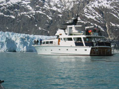 The Alaskan Song is a 96-foot diesel-powered yacht owned and chartered by Geoff Wilson and his wife Debbie