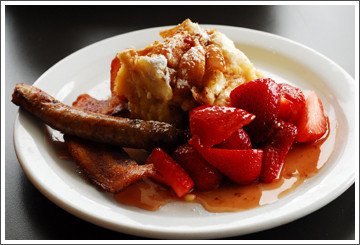 Chef Debbie Bennett Stuffed French Toast with Strawberries